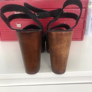 Steve Madden Black Chunky Hell Platforms